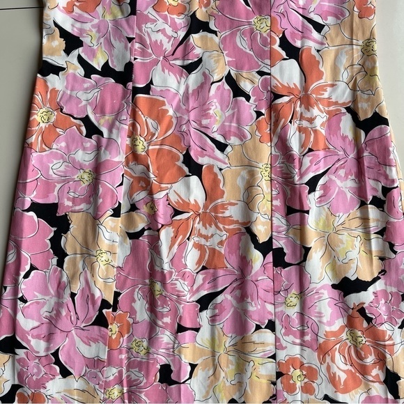 LORI Ann Montreal Pink and Peach Pastel Floral Sheath Dress 5/6 - Picture 5 of 8
